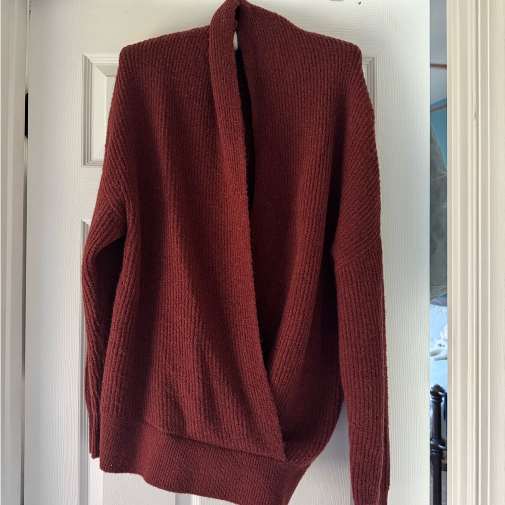 J. Crew Point Sur Shawl Collar Sweater, size L